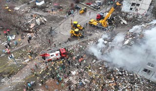 At least seven killed in Russian strike on Poltava, Ukraine on 1 February 2025